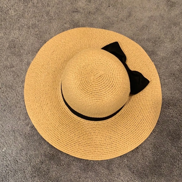 Straw hat with bow! main image 6